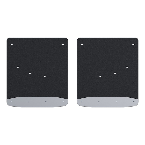 TEXTURED RUBBER MUD GUARDS - REAR DUALLY 23IN